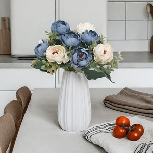 Flores Artificiales de Peonía Austin, Decoración de Seda para Bodas, Arreglos para el Hogar, Decoraciones Románticas y Artísticas - Product Image 3