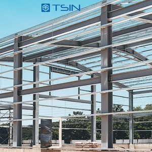 Construction à charpente métallique à bas prix Plans de construction d'usine préfabriqués Bâtiment à structure en acier à bas prix - Product Image 1