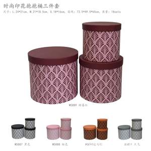 Set of 3 <b>round</b> buckets, flower gift <b>box</b> bouquet, cylindrical flower bucket, matching gift <b>box</b> can be customized as needed - Product Image 6