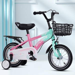 Vélo pour enfants de 16 pouces avec roues en alliage d'aluminium, panier et roues d'apprentissage pour les enfants de 2 à 10 ans - Product Image 3