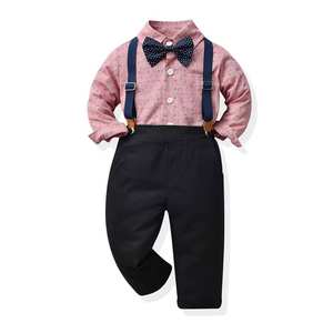 <span class=keywords><strong>Chemise</strong></span> à manches longues pour <span class=keywords><strong>petit</strong></span> garçon, costume formel pour enfants de 1 à 6 ans - Product Image 6