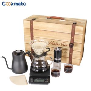 Brew <span class=keywords><strong>Coffee</strong></span> Maker Juego de regalo Caja con caja de madera <span class=keywords><strong>Coffee</strong></span> Meets <span class=keywords><strong>Bagel</strong></span> - Product Image 2