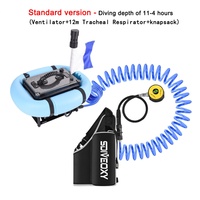 Aparato de Respiración Subacuática SD-300 con Oxígeno de Alta Capacidad de 10L, Profundidad Máxima de Buceo de 11 Metros, Material ABS, Certificado FCC/EU, Portátil