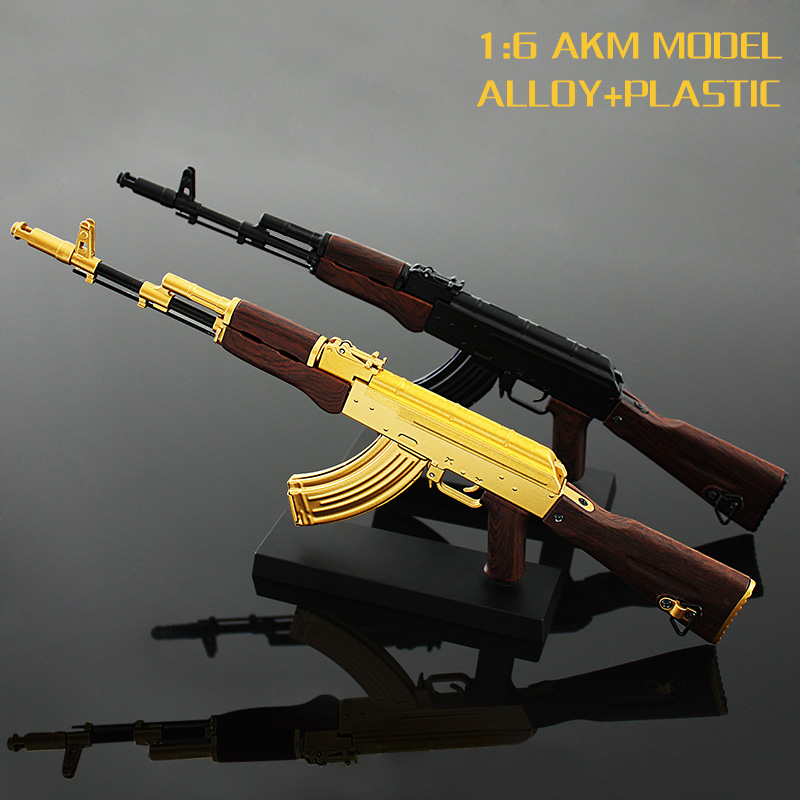 大人のためのリアルなガンモデルメタルトイガンAk47ミニチュア