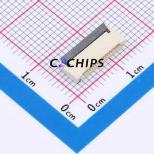 HW0520010-182R-001 FFC/FPC Connector SMD,P=0.5mm,Horizontal Mount Connector Flip Cover Type Double Side Contact / Top Bottom - Product Image 1