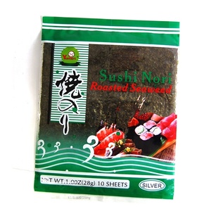 <span class=keywords><strong>Nori</strong></span> de sushi séché aromatisé et grillé, 19cm*21cm en sachet (10/50/100 feuilles) - Product Image 4