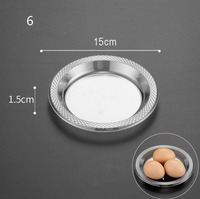 Assiette en plastique jetable transparente en PET pour fruits et collations