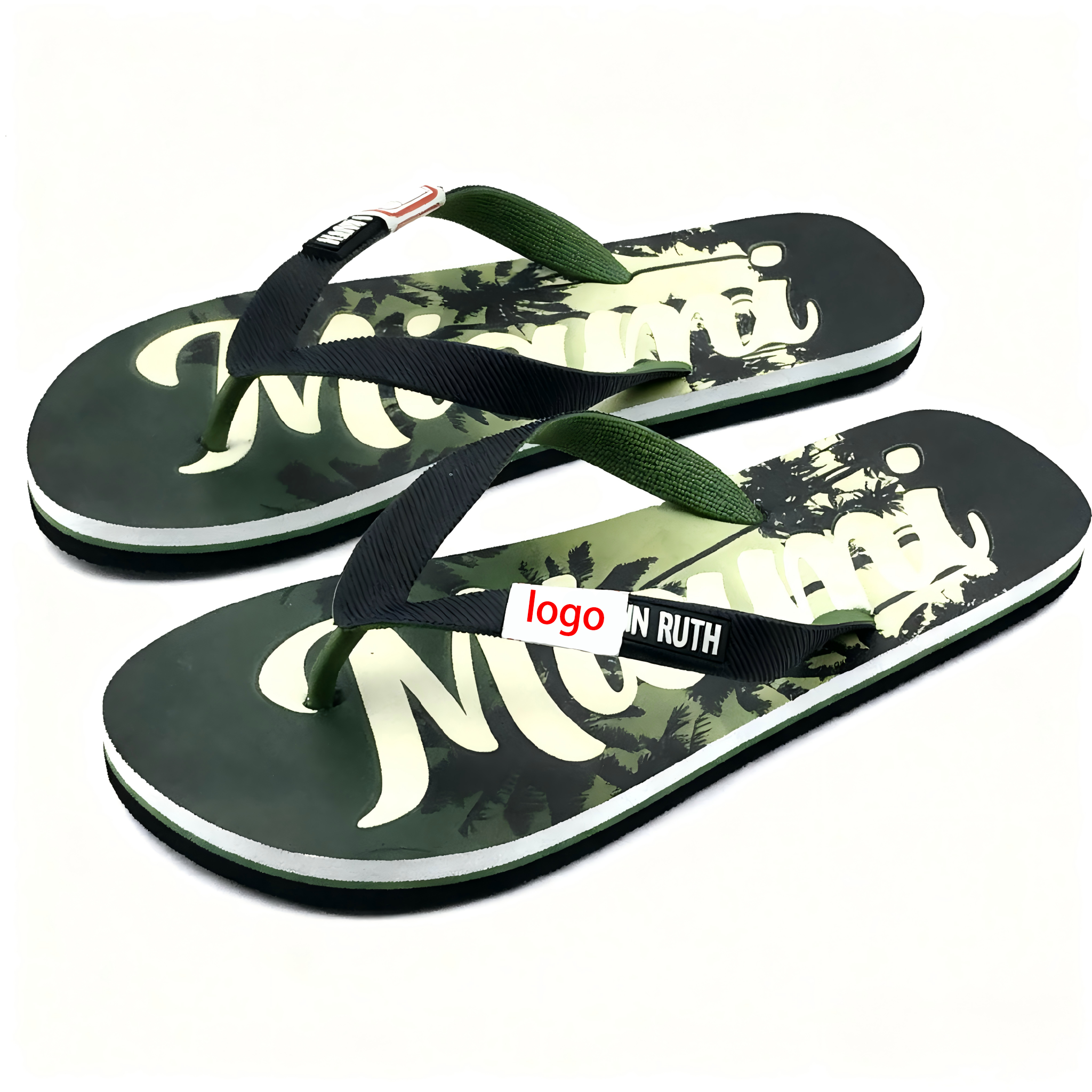 Chanclas Planas Para Hombre - Estilo Británico, Material EVA, Multicolor, Perfectas Para Playa Y Verano