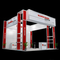 Profilé en aluminium 13*13 pieds, stand modulaire léger à assemblage rapide et réutilisable, pour les entrepreneurs en stands, marché d'Asie du Sud-Est