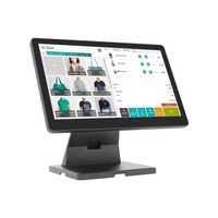 Couvercle arrière en métal tactile capacitif de 15.6 ''Système tactile Pos Machine Pos étanche à vendre pour magasin de détail