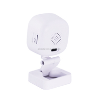 Caméra de surveillance sans fil 1080P, vision en temps réel via le cloud et mobile, moniteur de sécurité intérieur, vision nocturne intégrée, 360° ° rotation
