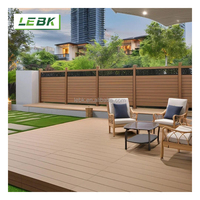 Haute brillance 3m 4m 140mm de large plancher en bois dur massif WPC Composite Decking extérieur Wpc Deck solide Cumaru Decking