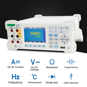 Multimètre numérique ET3260A 6 1/2 chiffres avec mesure de courant 12A, écran 3,5 pouces, tension 1mV-750V, capacité 0-100mF - Product Image 4