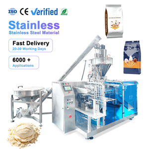 Máquinas de envasado automáticas de Foshan: Precio de fabricante para máquinas de envasado de helado en polvo, levadura en polvo y bolsas preformadas con cierre Doypack. - Product Image 1