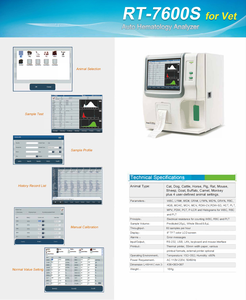 محلل أمراض الدم البيطري من مستشفى YSENMED ، سعر الدم البيطري ، محلل أمراض الدم على شكل حيوان القط السريري - Product Image 3