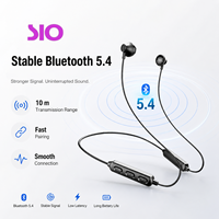 Auriculares Inalámbricos Estéreo Duales con Banda para el Cuello y Chip JieLi, Auriculares Deportivos para Correr al Aire Libre, Auriculares con Ajuste Cómodo