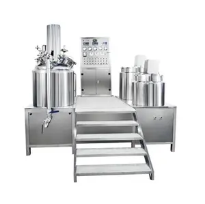 JF Shampoo Making Cosmetic Cream Mixing Homogenizer Food Hygiene Grade Vacuum Emulsifying Machines