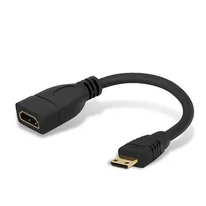 High Quality Mini HDMI Adapter Mini HDMI Male To Standard HDMI Female Cable Adapter Converter M/F