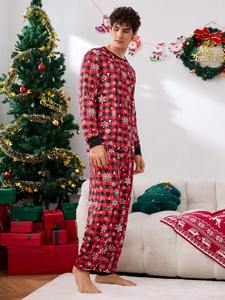 <span class=keywords><strong>Pijamas</strong></span> Divertidos de Manga Larga con Estampado de Grinch para Hombre, Navidad 2026 - Product Image 5
