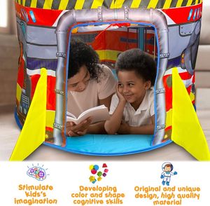 Tente de jeu pour enfants <span class=keywords><strong>Rocket</strong></span> imprimée, tente de jeu d'intérieur, château de princesse, tente de jeu <span class=keywords><strong>pop</strong></span>-up pour bébé, jouet de tente - Product Image 4