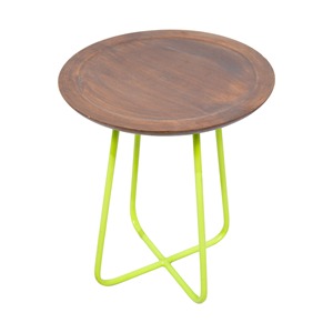 Mesa de centro de metal redonda moderna de diseño personalizado, muebles de sala de estar elegantes con orientación para uso doméstico - Product Image 2
