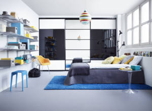 Armoire de chambre à coucher moderne, pliable et extensible, de haute qualité, pour villa - Product Image 6