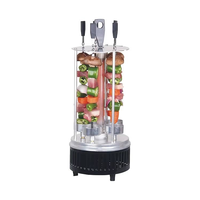 Barbecue Électrique d'Extérieur Vasion, Machine à Griller Domestique Sans Fumée, Rotissoire à Kebab d'Agneau, en Aluminium avec Contrôle de Température