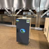 Collecteur de fumée professionnel à bras unique de 2,2 kW avec manomètre différentiel