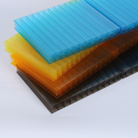 Panneau de toiture en polycarbonate alvéolaire à motif étoilé, anti-UV, à fixation rapide, pour abri de recharge de véhicules électriques – Approvisionnement direct usine