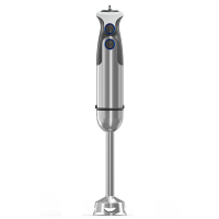 Mixeur Plongeant Blanc en Acier Inoxydable Premium 500/1000W avec Moteur en Cuivre Pur, Double Bouton et Vitesse Variable pour Cuisine