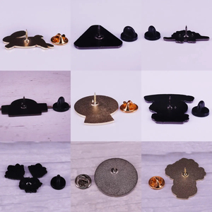 Vegetarianismo <span class=keywords><strong>Hamburguesa</strong></span> Tostada Aguacate Donut Abeja Zanahoria Coño Vegetariano Verduras Planta Insignias Broche de dibujos animados Esmalte duro Pins - Product Image 4