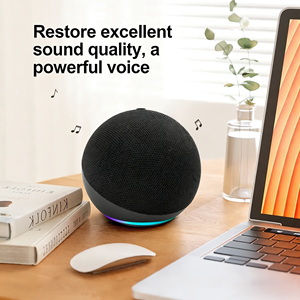 Mini Altavoz Inalámbrico 5.1 con Subwoofer RGB de Sonido Vibrante, para Interiores y Exteriores, con Baterí<span class=keywords><strong>a</strong></span>, Logotipo OEM Personalizado, Compatible con <span class=keywords><strong>Echo</strong></span> <span class=keywords><strong>Dot</strong></span> - Product Image 2