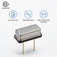 Résonateur à quartz hermétique en métal 4 MHz, 30 pF, 50 ppm, faible consommation, à deux broches, à travers trou, pour circuits analogiques et numériques ESR