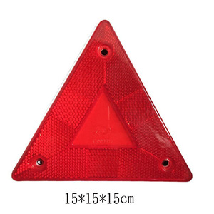 2pcs xe ô tô phía sau Bumper LED phản xạ ánh sáng xe ánh sáng phản xạ xe tải Trailer cháy xe tam giác phản xạ an toàn bộ Bảng cảnh báo - Product Image 2