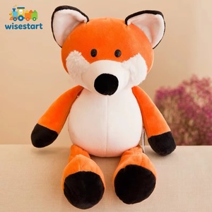 En stock, série Forêt, animaux en peluche, lion, renard, animaux de dessin animé mignons, animaux simulés, zoo, vente en gros, jouets en peluche - Product Image 2