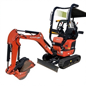 Mini-excavatrice Kubota U10-5 d'occasion, 1,2 tonne, hydraulique, avec godet de terrassement pour la construction et l'aménagement paysager - Product Image 1