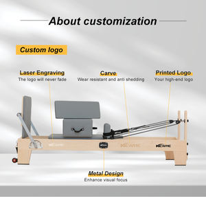 Máquina de Pilates Reformer Comercial, de Madera de Arce Resistente, Multifuncional y Portátil para Gimnasio en Casa y Estudio, con Beneficios para la Salud - Product Image 5