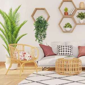 Simulation Plante Larmes d'Amoureux Tenture Murale Plastique Écologique Mandragora Feuilles d'<span class=keywords><strong>Eucalyptus</strong></span> Vigne Plante en <span class=keywords><strong>Pot</strong></span> Mur d'Intérieur - Product Image 2