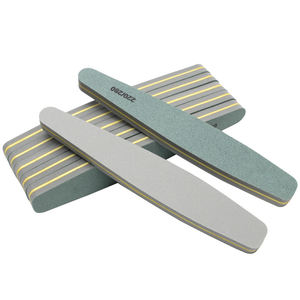 Outils pour les ongles, éponge double face lavable longue grise et verte, polissage et lissage double face pour manucure à domicile - Product Image 3