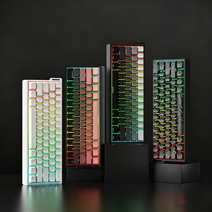 Nuevo Teclado Mecánico RGB USB Tipo-C de Aleación de Aluminio con Cable, 68 Teclas, Frecuencia de Sondeo de 8KHz, Latencia de 0.125MS, Frecuencia de Escaneo de 256KHZ, Intercambiable en Caliente - Product Image 6