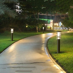 Lámpara <span class=keywords><strong>Solar</strong></span> de Columna para Jardín, Césped, Villa, Exterior, Hogar, Impermeable, Simple, LED, Acero Inoxidable - Product Image 3