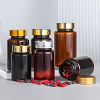 Flacon à pilules en plastique PET de qualité médicale de 150 ml, adapté aux flacons vides de pilules, de capsules et de vitamines