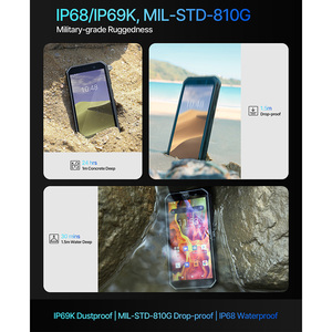 Rugged điện thoại thông minh tầm nhìn ban đêm 8GB + 128GB 5100mAh pin Android 13 LTE GSM NFC vân tay 5.5 "HD LCD IP68 mức độ 8GB bộ nhớ - Product Image 5