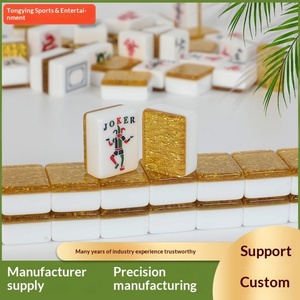Mahjong de Estados Unidos, Mahjong de Singapur, Mahjong de Malasia, Mahjong de Taiwán, Mahjong de Japón, Caja de Acrílico PVC de Colores - Product Image 1