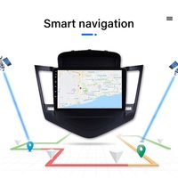 Radio de Auto con Reproductor de DVD de 9 Pulgadas, 2 Din, 4 Núcleos, GPS, Amplificador, Carplay, Android Auto, para Chevrolet Cruze 13-15
