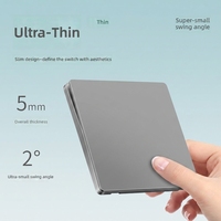 Prise murale universelle standard Ethernet 10A, compatible Smart Life, électroplaquée, 86*88mm, grise, avec 2 prises