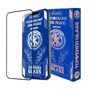 Protector de Pantalla de Vidrio Templado con Pegamento Completo de 0.33mm y 9h, <span class=keywords><strong>NUEVO</strong></span> 2024, Buen <span class=keywords><strong>Precio</strong></span>, TECNOLOGÍA BOLiMOLi y PAZ, para <span class=keywords><strong>iPhone</strong></span> 13, 14, 15 - Product Image 1