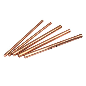 แถบแกนทองแดงกลมรีดร้อน C11000 C12000 C10100ความบริสุทธิ์สูงสำหรับตัวนำไฟฟ้า - Product Image 1