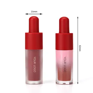 CC36407 개인 상표 OEM 도매 반짝이 dropper 립글로스 제품 반짝이 크림 수분 빛나는 립글로스