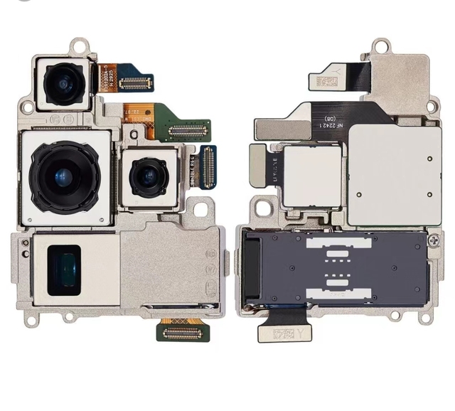 Original Main Rear Back Camera Flex for Samsung Galaxy S23 Ultra S23U SM-S918B SM-S918B/DS S918E Top Front Camera Flex Cable